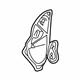 GM 84042912 Water Deflector, Inner Driver Side