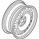 GM 13116624 Wheel, Steel, Front Rear
