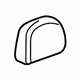 GM 89043063 Headrest Cover, Gray