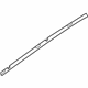 GM 15286161 Reveal Molding Retainer, Driver Side