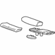 GM 22738256 Bolster, Titanium, Front