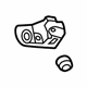 GM 22848619 Visor Bracket, Passenger Side