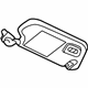 GM 84445344 Sunvisor, Gray, Driver Side