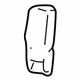 GM 88895725 Armrest, Charcoal, Front