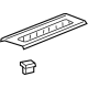 GM 84504227 Rear Sill Plate, Black, Driver Side