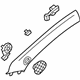 GM 22875198 Windshield Pillar Trim, Titanium, Driver Side