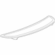 GM 19120776 Spoiler, Rear