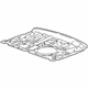 GM 23296197 Package Tray Panel, Rear