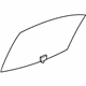 GM 22689007 Door Glass, Rear Driver Side