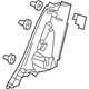GM 42345862 Lock Pillar Trim, Black, Driver Side