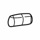 GM 89043509 Headrest Cover, Gray