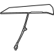 GM 84870970 Handle, Outside, Front Driver Side