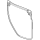 GM 84847816 Door Weatherstrip, Rear Driver Side