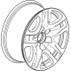 GM 23376217 Wheel, Alloy