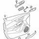 GM 84035474 Door Trim Panel, Front Passenger Side