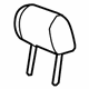 GM 20914670 Headrest, Black, Front