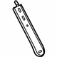 GM 13222650 Reinforcement Beam Lower Brace