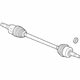 GM 25829162 Axle Assembly, Rear Driver Side