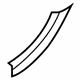GM 22781523 Rocker Molding Protector, Driver Side