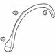 GM 84608527 Wheel Opening Molding, Black, Rear Driver Side