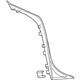 GM 23305566 Finish Molding, Rear Passenger Side