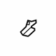 GM 13313585 Outer Windshield Pillar Bracket, Front Driver Side