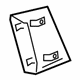 GM 22699216 Lower Molding, Rear Passenger Side