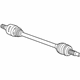 GM 84853346 Axle Shafts, Rear