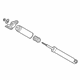 GM 84596810 Shock Absorber, Rear Upper