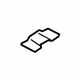 GM 84187587 Sunroof Frame Clip