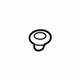 GM 22791203 Lock Knob Bezel, Black