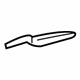 GM 15788568 Lower Seal, Rear Driver Side