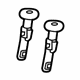 GM 13515917 Headrest Guide, Rear Passenger Side