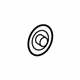 GM 13512908 Seat Back Frame Inner Cover, Rear