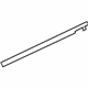 GM 20940623 Belt Molding, Rear Passenger Side