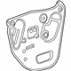 GM 84390009 Water Deflector, Front Driver Side