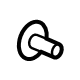 GM 11571069 Washer Reservoir Bolt, Front
