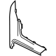 GM 84237873 Upper Molding, Black, Front Passenger Side