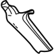 GM 84444618 Gutter, Rear Outer Driver Side