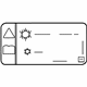 GM 95264101 A/C Label
