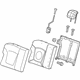 GM 42768001 Seat Back Assembly, Black