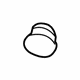 GM 15144881 Handle, Inside Cover, Front