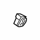 GM 84546241 Lock Switch, Jet Black, Driver Side