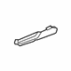 GM 84847961 Rail Cover, Black, Front Driver Side