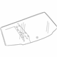 GM 84341191 Lift Gate Glass, Rear