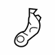 GM 96816638 Child Seat Bracket