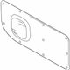 GM 19316935 Upper Trim Panel, Rear Passenger Side