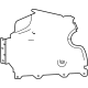 GM 84601513 Tank Shield, Driver Side