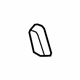GM 22843973 Seat Switch Knob, Titanium, Front