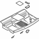 GM 10336393 Tray, Gray, Rear